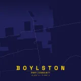 Map of Boylston