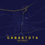 Map of Canastota