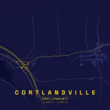 Map of Cortlandville