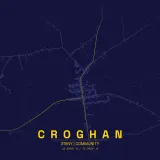 Map of Croghan