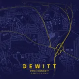 Map of DeWitt
