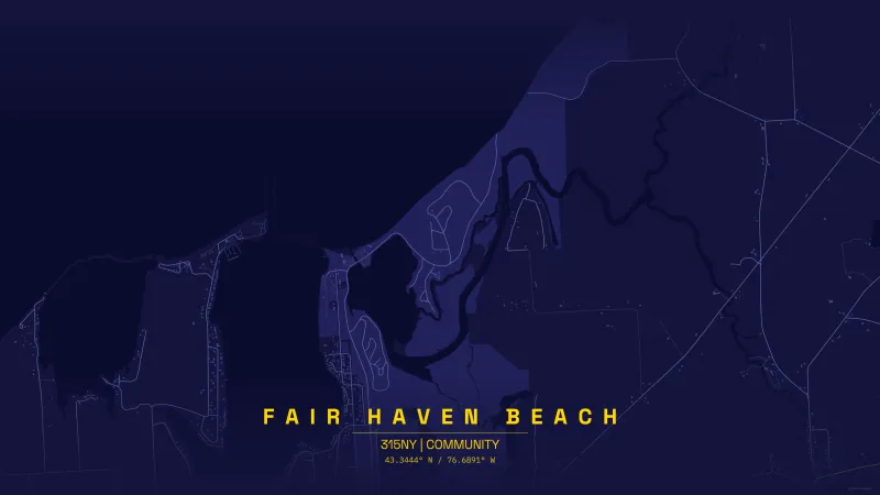 Map of fair-haven-beach.webp
