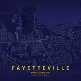 Map of Fayetteville