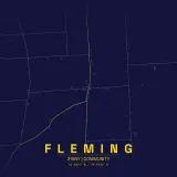 Map of Fleming