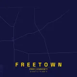 Map of Freetown