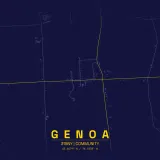Map of Genoa