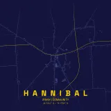 Map of Hannibal