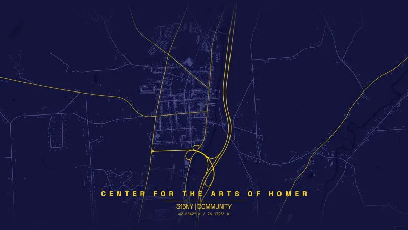 Map of homer-center-arts.webp