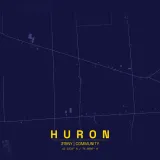 Map of Huron
