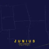 Map of Junius