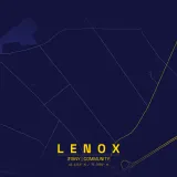 Map of Lenox