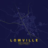 Map of Lowville