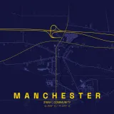 Map of Manchester