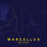 Map of Marcellus
