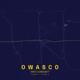 Map of Owasco
