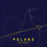 Map of Poland