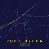 Map of Port Byron