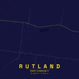 Map of Rutland