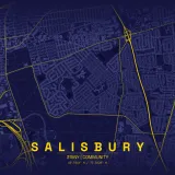 Map of Salisbury