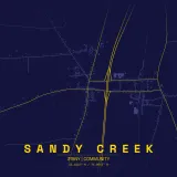 Map of Sandy Creek