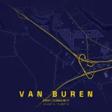 Map of Van Buren
