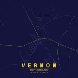 Map of Vernon