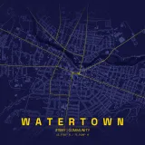 Map of Watertown